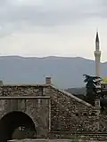 Minaret of Mustafa Pasha Mosque from Kale Fortress