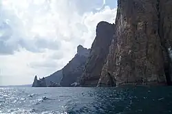 Karadag cliffs