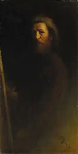 Self Portrait, 1895, oil on canvas, 119 × 60,5&nbsp;cm, Jack Daulton Collection, Los Altos Hills, California[8]