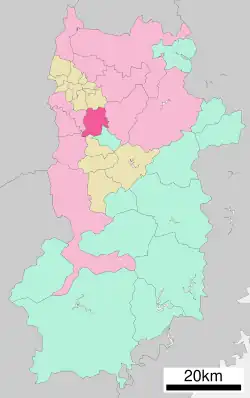 Location of Kashihara