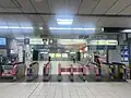The ticket barriers, September 2024