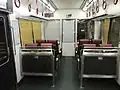 The interior of driving car 8059 in September 2014