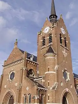 The church of Fleurbaix