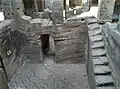 Underground room with entrygate to another room
