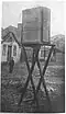 Etched-glass Kiddush levana lantern of Kamianka (pre-Holocaust).