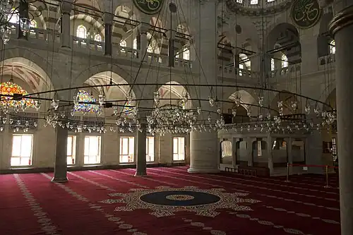 Triforium of the Kılıç Ali Pasha Complex in Istanbul