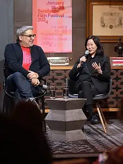 Kim Yutani, Director of Programming, at the opening press conference