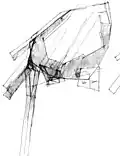 Church of Aigen - Sketch Horizontal Section