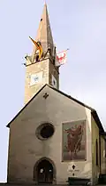 St Catherine's from the south.