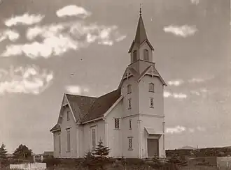 View of the old church