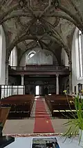 Interior of the church