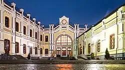 Koziatyn railway station, main entrance
