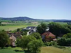 View from the west