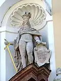 Charlemagne at Kremsmünster Abbey, by Johann Peter Spaz, 1667
