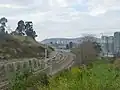 Kunming–Yuxi railway in Haikou Subdistrict, Xishan District, Kunming