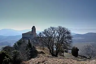 The church of Montclar