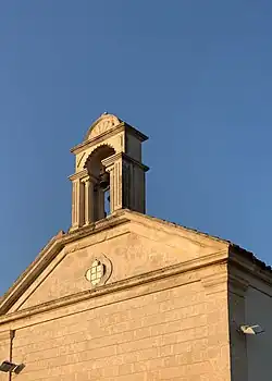 Bell tower of the church