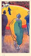 Au Cirque, Henri-Gabriel Ibels, 1893, 4-colour lithograph, 59.3 x 42.1&nbsp;cm