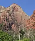 From northeast, featuring the North Face