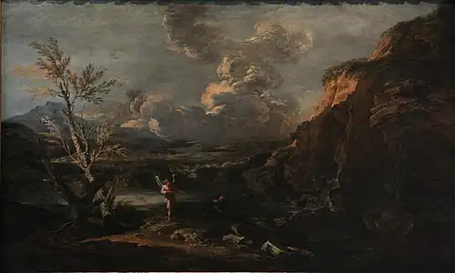 Tobias and the Angel (c. 1670), oil on canvas, 121 x 195 cm., Musée des Beaux-Arts de Strasbourg