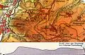 1930 topographical map of the Windberg with contours