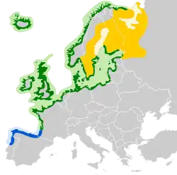 Map of range