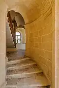 Stairs within the east building.