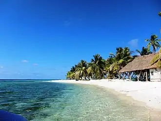 Image 1A view at Laughing Bird Caye