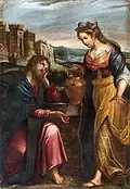 Christ and the Samaritan woman at the well, unknown date, private collection