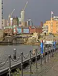 Altus House under construction on the Leeds skyline