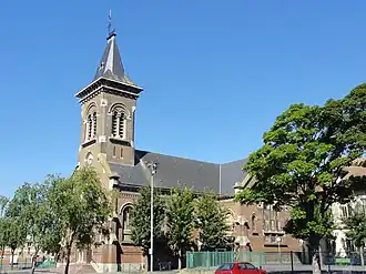 The church of Saint-Amé of the mines of Lens, in Liévin