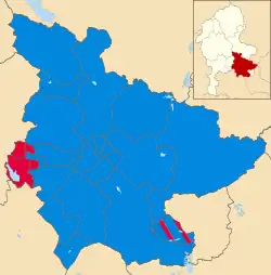 2011 results map