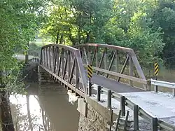 Lickford Bridge, which spans Indian Creek in the township