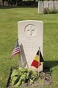 The grave of Private Harry A. King, United States Army