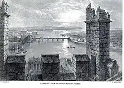 Image 43Limerick on the Shannon River (1840)