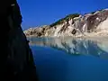 Lake located at the White Clay hills in Bijoypur