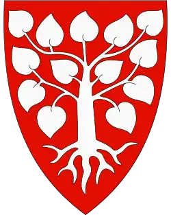 Coat of arms of Lindås Municipality (1979-2019)