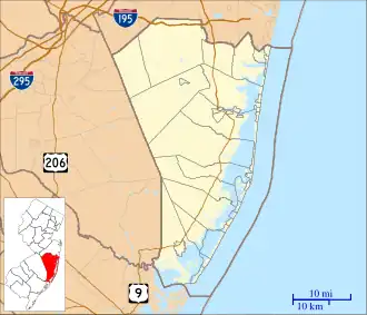 L. Ron Hubbard Residence at Bay Head is located in Ocean County, New Jersey