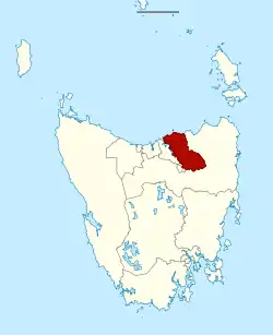 Map showing the electoral division of Windermere