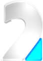 Dvojka's logo from 2004 to 2012