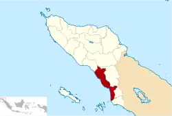 Location within Aceh