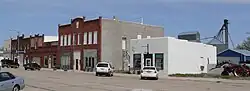 Downtown Long Pine: east side of Main Street