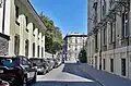View north from the intersection with Jabłonowskich Street