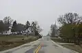 Looking north at Louis Corners