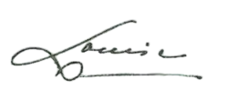Louise of Sweden's signature