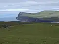 Lower Milovaig Can and the cliffs on the other side of Loch Pooltiel