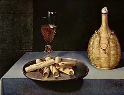 Lubin Baugin (c. 1610–1663), Le Dessert de gaufrettes (c. 1631), Musée du Louvre, Paris