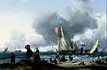 Dutchman Embarking onto a Yacht, 1670-1679