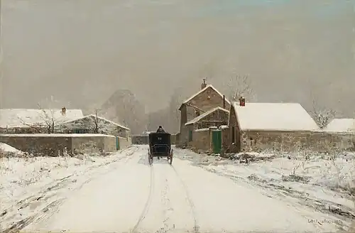 L'Avenue de Neuilly on a Winter Day (1874), Minneapolis Institute of Art