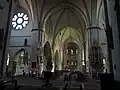 View down the nave towards the choir